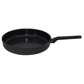 Padella Talia Nera in Alluminio d 32 cm con Motivo a Nido d'Ape - per Tutti i Fuochi - Uso Universale Marino fa Mercato