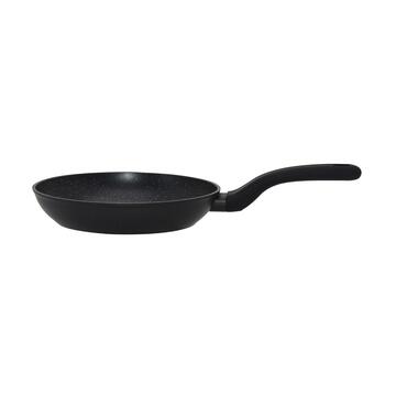 Padella Urania Nera d 22 cm con 2 Strati Effetto Marmorizzato - per Tutti i Fuochi - Uso Universale
