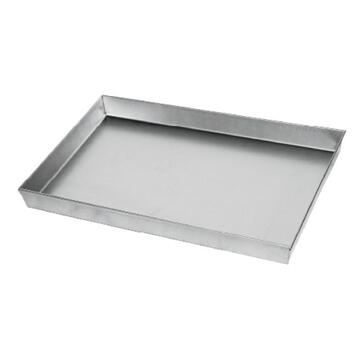 Galicja Teglia Da Forno Antiaderente IDEAL - Piccola 39,5x23,5x6 Cm - Lamiera Acciaio Per Pizza, Torte, Verdure, Carne - Colore Nero