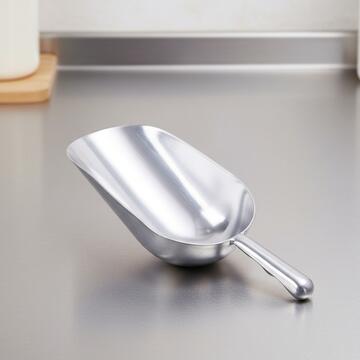 Sessola in Metallo 19x6 cm - Paletta per Farina, Zucchero, Cereali, Spezie