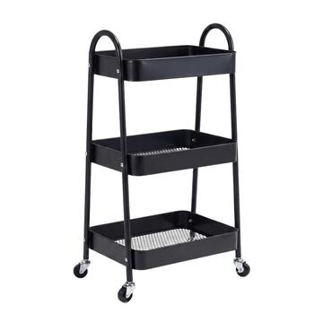 Carrello da Cucina Perion 42,5x29,5 h75 cm con 3 Ripiani... - Marino Fa Mercato