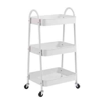 Carrello da Cucina Perion 42,5x29,5 h75 cm con 3 Ripiani... - Marino Fa Mercato