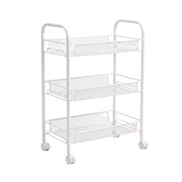 Carrello da Cucina Perion 45x27 h64 cm con 3 Ripiani... - Marino Fa Mercato