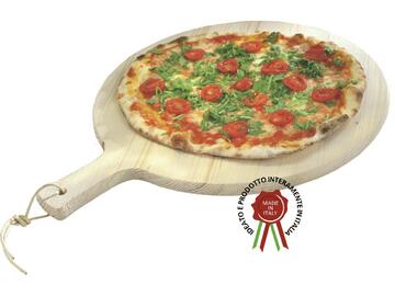 Tagliere mangiapizza in legno 34 cm - Marino fa Mercato