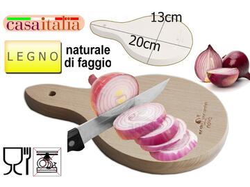 Tagliere per cipolla 20x13 in legno di faggio Marino fa Mercato