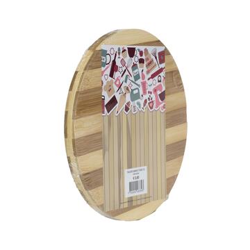 Tagliere bamboo tondo 25 cm - Marino fa Mercato