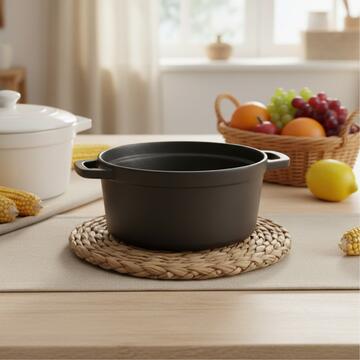 Sottopentola in Foglia di Mais d20 cm - Trama Intrecciata