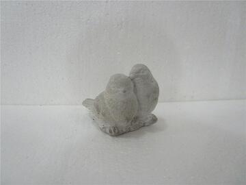 Coppia di uccellini Stone, 11 cm. - Marino fa Mercato
