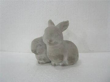 Coppia coniglietti Stone, 17,5 cm. - Marino fa Mercato