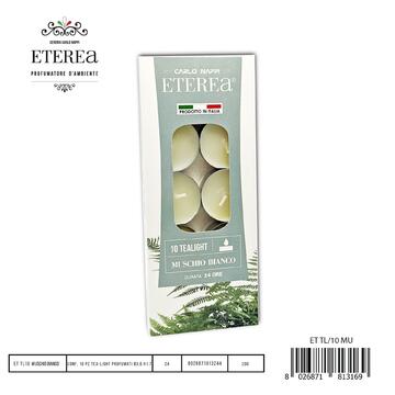 Tea light muschio bianco 10 pz - Marino fa Mercato