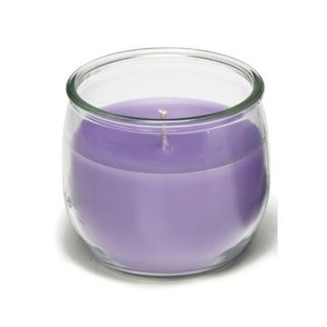 Candela profumata per ambiente Aladino fragranza Lavanda in vasetto in vetro 30H 120gr