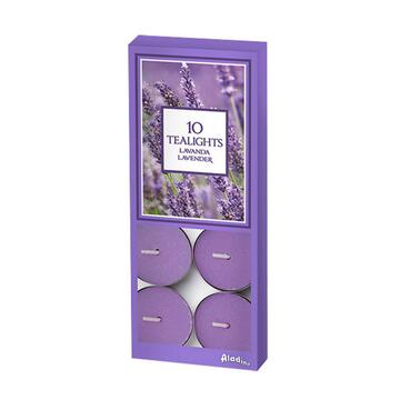 Candele Tea light lavanda 10 pz - Marino fa Mercato