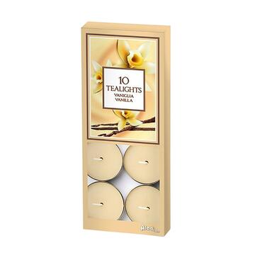 Candele Tea light Vaniglia 10 pz - Marino fa Mercato