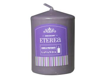 Candela moccolo 7 x 10 lavanda