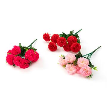 Fiori garofani artificiali in plastica