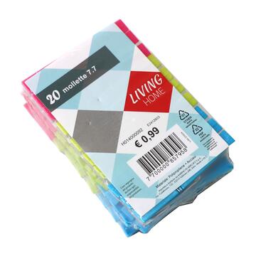 Confezione 20 Mollette per Bucato da 7,7 cm in Plastica...