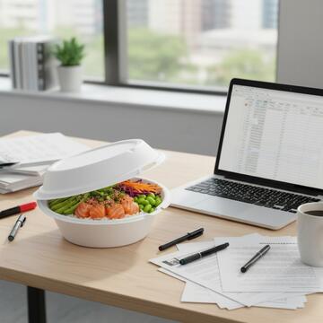 Confezione 50 pz Ciotola Conchiglia 600cc - d18,5 cm... - Marino Fa Mercato