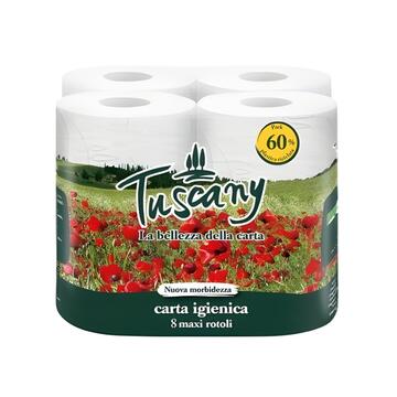 Tuscany Carta Igienica 8 Maxi Rotoli