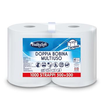 BulkySoft 2 bobine 2 veli 1000 strappi