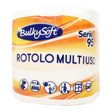 Bobina di Carta Serie 95 a 2 Veli - Rotolo Multiuso da 500 Strappi