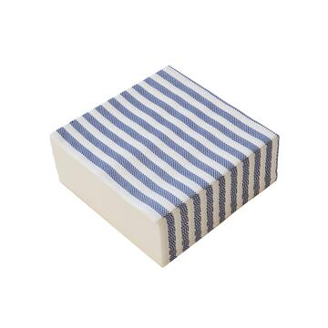 Confezione 50 Tovaglioli di Carta Monouso a Righe 40x40 cm - Blu/Bianco Marino fa Mercato