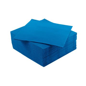 Confezione 40 Tovaglioli di Carta Monouso 33x33 cm - Turchese Marino fa Mercato