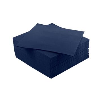 Confezione 40 Tovaglioli di Carta Monouso 33x33 cm - Blu Marino fa Mercato