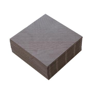 Confezione 40 Tovaglioli di Carta Monouso 38x38 cm - Nero effetto Jersey Marino fa Mercato