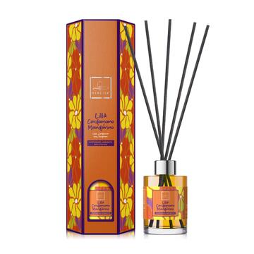 Profumatore per Ambiente Bloom con Bastoncini 140 ml - Cardamomo e Mandarino Marino fa Mercato