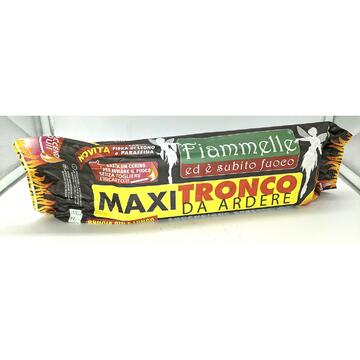 Maxi tronco da ardere Fiammelle per camini e stufe 1kg
