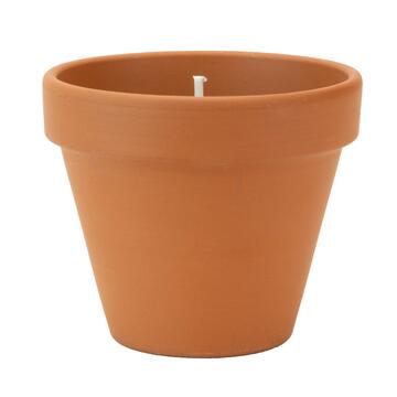 Candela alla citronella in vasetto di terracotta 260gr - Marino fa Mercato