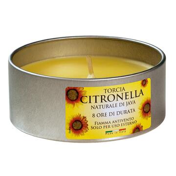 Maxi candela alla citronella naturale di Java in lattina Siros 140gr