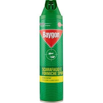 Insetticida Baygon verde 400 Ml contro scarafaggi e formiche