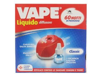 Diffusore liquido Vape + ricarica contro le zanzare...