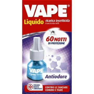 Ricarica insetticida Vape liquido 60 notti antiodore