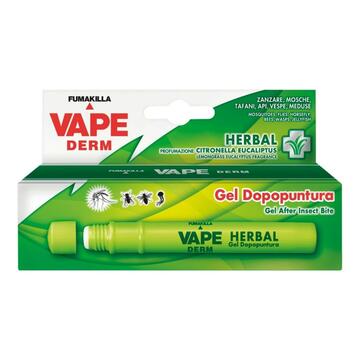 Vape Herbal stick gel dopopuntura zanzare e insetti con citronella