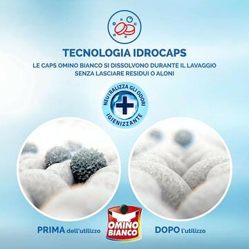 Omino Bianco Idrocaps igienizzante in capsule per lavatrice... - Marino fa Mercato