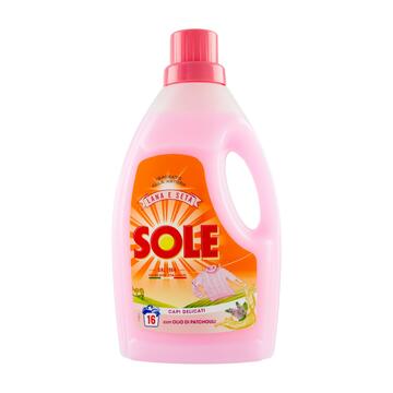 Sole detersivo liquido con ammorbidente per lana e delicati 1LT