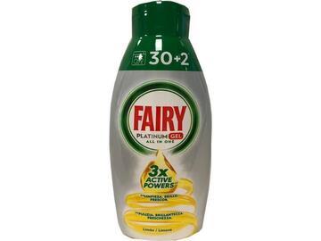 Detergente lavastoviglie Fairy Platinum gel 30+2 limone