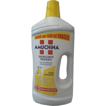 Detersivo liquido Amuchina per pavimenti 1500 Ml limone