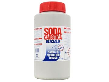 Soda caustica in scaglie contro lo sporco più tenace 1 Kg