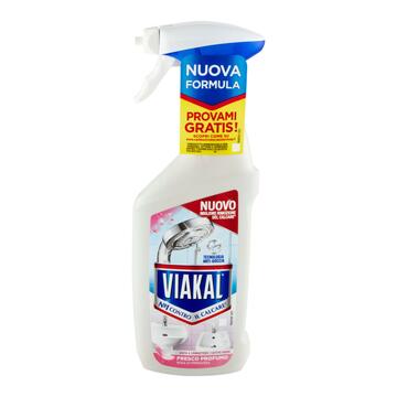 Viakal Detersivo Spray Anticalcare Profumato per Bagno e Cucina 470ML