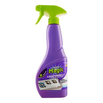 Mister Magic sgrassatore igienizzante lavafornelli e piani cottura 500 ML Marino fa Mercato