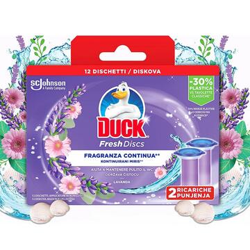 2 ricariche Duck Fresh Discs alla lavanda Marino fa Mercato