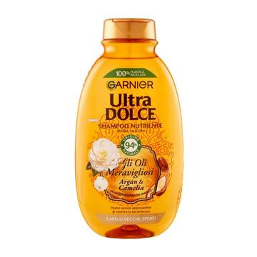 Shampoo Garnier Ultra Dolce con olio d'argan e di camelia...