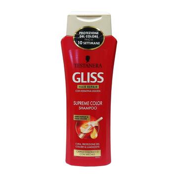 Shampoo Gliss supreme color per capelli colorati o con meches 250 Ml Marino fa Mercato