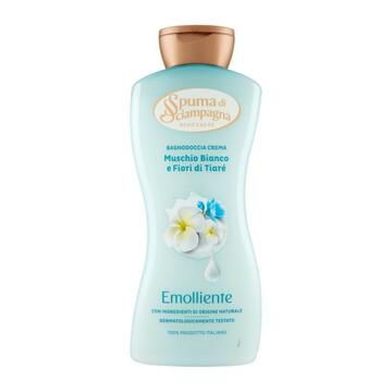 Bagnodoccia crema Spuma di Sciampagna emolliente con muschio bianco e fiori di tiare' 650 Ml