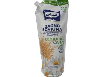Ricarica bagnoschiuma Mil Mil rilassante con camomilla e avena 750 Ml