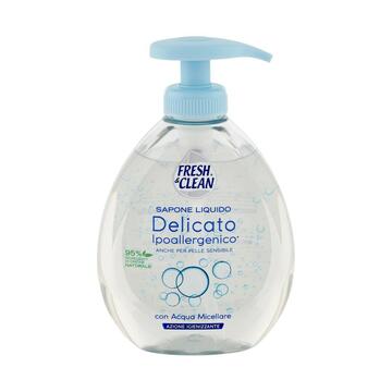 Fresh & Clean sapone detergente mani e viso ipoallergenico con acqua micellare 300 ML Marino fa Mercato