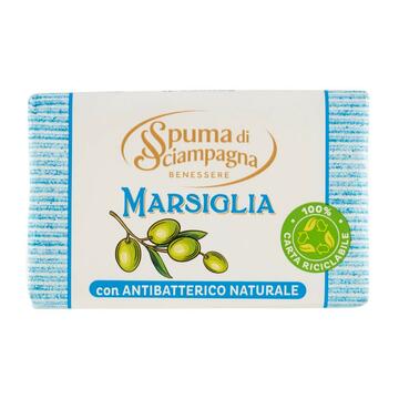 Sapone Marsiglia Spuma di Sciampagna con antibatterico naturale 125 gr